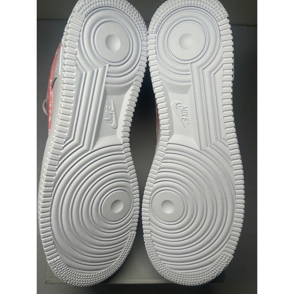 Nike Air Force 1 07 Paisley Pearl Pink Coral Chalk Mens 10/WMNS 11.5 FD1448-664 - Picture 4 of 5